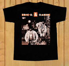 Eric B. & Rakim Let The Rhythm Hit ‘Em Hip Hop Music Black T-Shirt MC1747