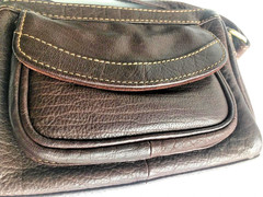 C&A ladies bag shoulder bag crossbody brown leather