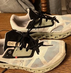 On Cloudstratus Gray Green Athletic Running Shoes Women Size 11