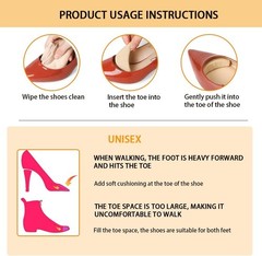 Shoe Filler Inserts Adjustable Shoe Fillers Foot Brace Shoe Pads Toe Cushions