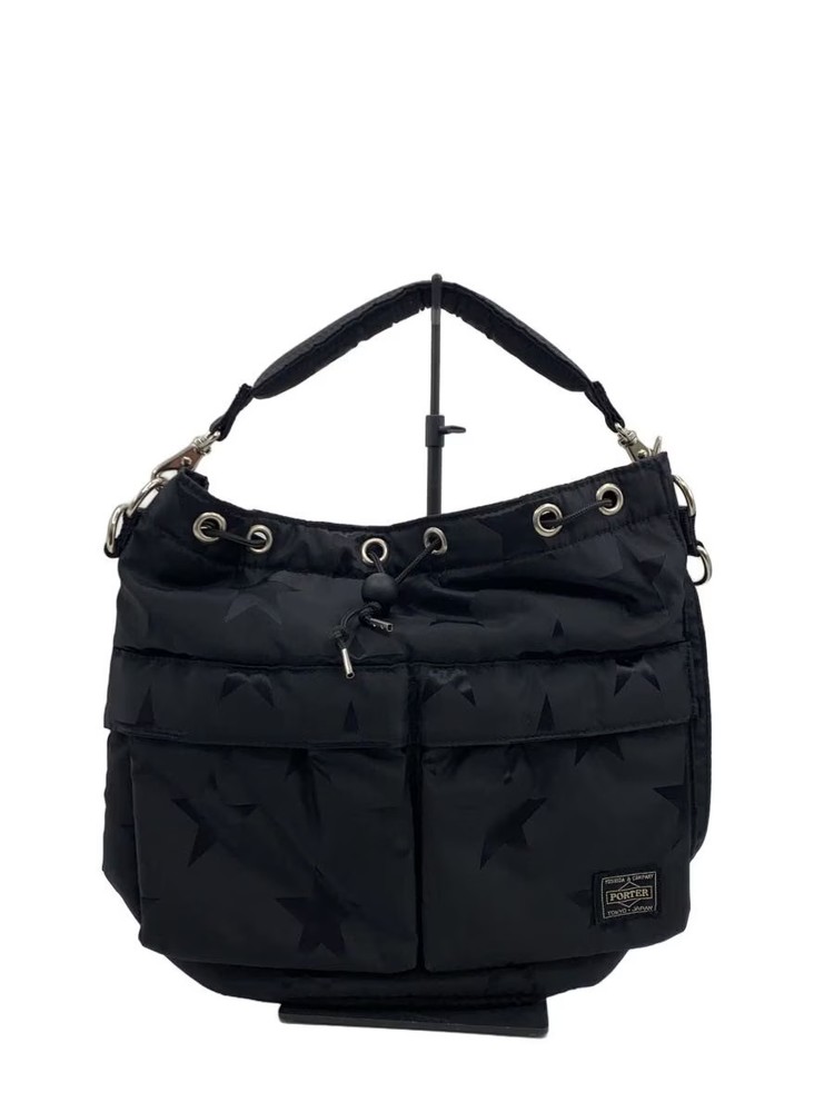 PORTER shoulder bag nylon BLK all over pattern 867 01626