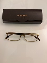 56mm ~ OLIVER PEOPLES DENISON OPTICAL FRAMES in Olive Smoke MSRP$426 PERRY’S FAV