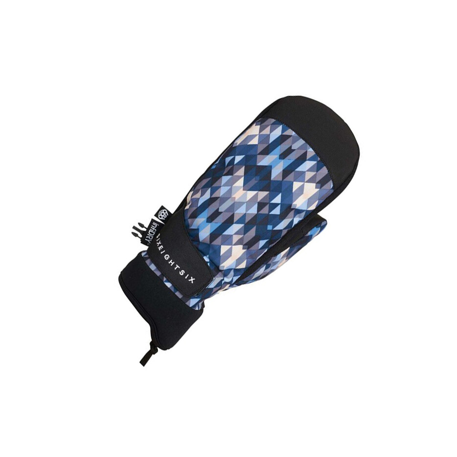 686 Women Crush Mitt (M) Washed Indigo Kaleidescope L9WGLV29-WIPR