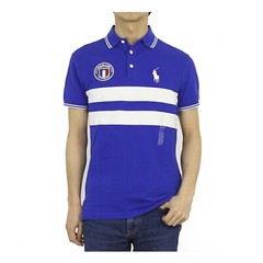 Polo Ralph Lauren Custom Slim Fit Short Sleeve France Country Polo Shirt – Blue