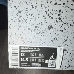 Jordan Air Jordan 4 Retro Black/Red “Red Thunder” CT8527-016 2022