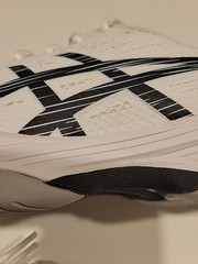 ASICS Gel Game 9 Mens Shoes White Black 1041A337-100 New Size 9.5 READ DESCR.