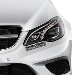 2PCS Female Veteran Special Edition Letters Vehicle Decal, Color: Black/White