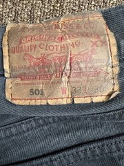 [Made in USA] 90s Levi’s 501 Black Denim W33 El Paso Factory