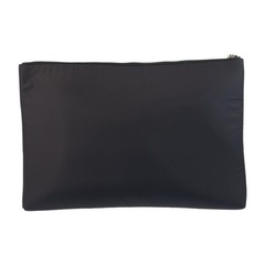 Prada Tessuto Triangle Logo Plate Nylon Clutch Bag – DUTY FREE