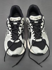 Asics Gel Kayano 14 Black Silver Gray 1201A019 Size 9 Mens Athletic Shoes