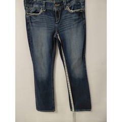 Maurices Premium Jeans Blue Denim Mid Rise Mid (10-12 in) Regular Size 15/16