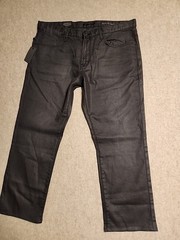 John Varvatos USA Men’s Bowery Slim Straight Jeans 38×27 NEW $228 J306Q3B-AOIE