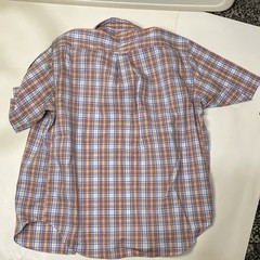 Nautica Classic Fit L Wrinkle Resistant Plaid Short Sleeve Button-Up Shirt
