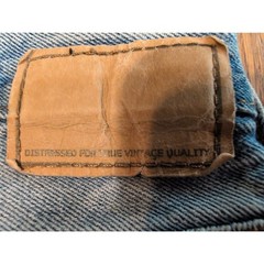 Urban Pipeline Mens Distressed Relaxed Straight Leg Jeans Light Wash 38×30 C