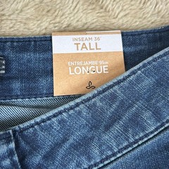 prAna Kayla Jean Tall Inseam Indigo Dark Wash Skinny Jeans Womens 00/24 NWT 36″
