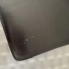 Dior Leather Briefcase Vintage 29×40 cm Black 11.4×15.7 in Classic Dark