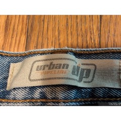 Urban Pipeline Mens Distressed Relaxed Straight Leg Jeans Light Wash 38×30 C
