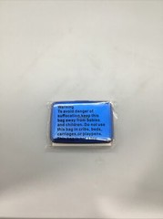 Aluminum RFID Blocking Credit Card Case: Blue ~ Wrapped in Original Plastic NEW