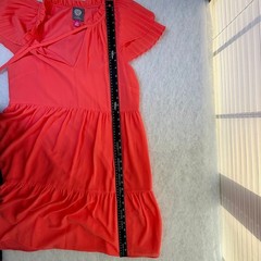 Vince Camuto Tiered Babydoll Dress Size 8 Summer Wedding Vacation Brunch Party