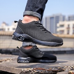 Men’s Safety Work Shoes Breathable Puncture Boots Anti Slip Indestructible Shoes