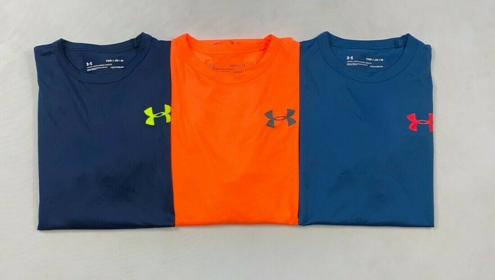 Boy’s Under Armour Youth Anti-Odor heatgear Loose Fit Mesh Back Shirt