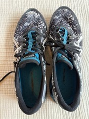 ASICS GEL-DS Trainer 20 Men’s Black/White/Blue Low Top Lace-Up Running