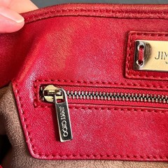 Jimmy Choo Small Sofia Red Leather Star Studded Handbag – EXCELLENT CONDITION
