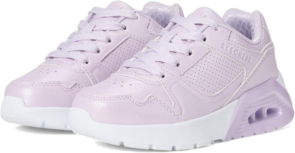 Skechers Girls’ Uno Lite 2.0 – Lavendar – 1 Little Kid M