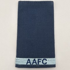 Hong Kong Air Cadet Corps Sergeant 3 Silver Chevrons, Camo, AAFC Rank Slides