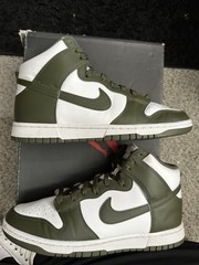 Nike Dunk 2022 High Cargo Khaki Green Olive White Moss Forrest – Size 10