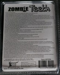 Lot of 2: Zombie Rotted Teeth Dents Adult Costume Accessory