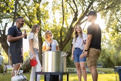 Camp Chef 80-qt Boil Pot with 1 -Burner Propane Electronic Stainless stee|119455