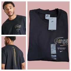 Nike Sportswear T-Shirt Department of Motion Men’s Sz M Black New