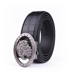 Mens Ratchet Belt Bonded Leather Belts For Men With Adjustable Buckle