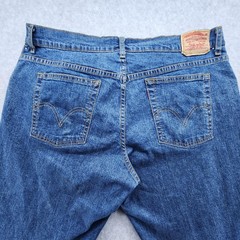 Levis 550 Jeans Womens 16 Medium Blue Relaxed Bootcut Denim Made Egypt Classic