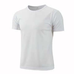 Mens Workout T Shirt Quick Dry Breathable Athletic Running Gym Fitness Top