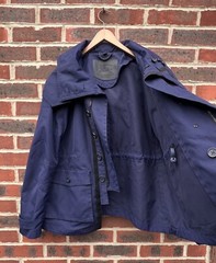 Burberry Prorsum 2012 Mens Technical Jacket 46 SMALL Blue Purple Parka Anorak