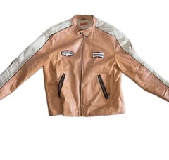 Vintage CHEVREX Highway Patrol Leather Jacket Men’s Size XL Made In Germany Rare
