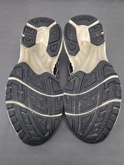 Asics Gel Kayano 14 Black Silver Gray 1201A019 Size 9 Mens Athletic Shoes