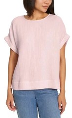 GLORIA VANDERBILT WOMEN’S COTTON GAUZE PULLOVER TOP