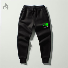 Men’s Black Neon Green Hoodie Joggers Sweatsuit Set Match Air Jordan 6 Electric
