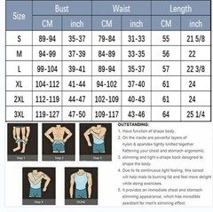 Mens Slimming Body Shaper Belly Chest Compression Vest Girdle T-Shirt Tank Top