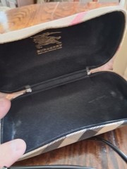 Rare Discontinued Burberry Black Sunglasses B4062 Original Box Case and Card