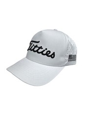 USA Titties Golf Snapback Mesh Trucker Hat Not Titleist Funny Golf Gift NEW