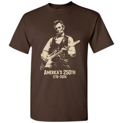 Abraham Lincoln Playing Guitar 4th July T-shirt America’s 250th Birthday Vintage