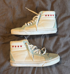Vans Limited Edition Chicago Flag Sk8-hi Reissue Clearwater men’s size 10.5