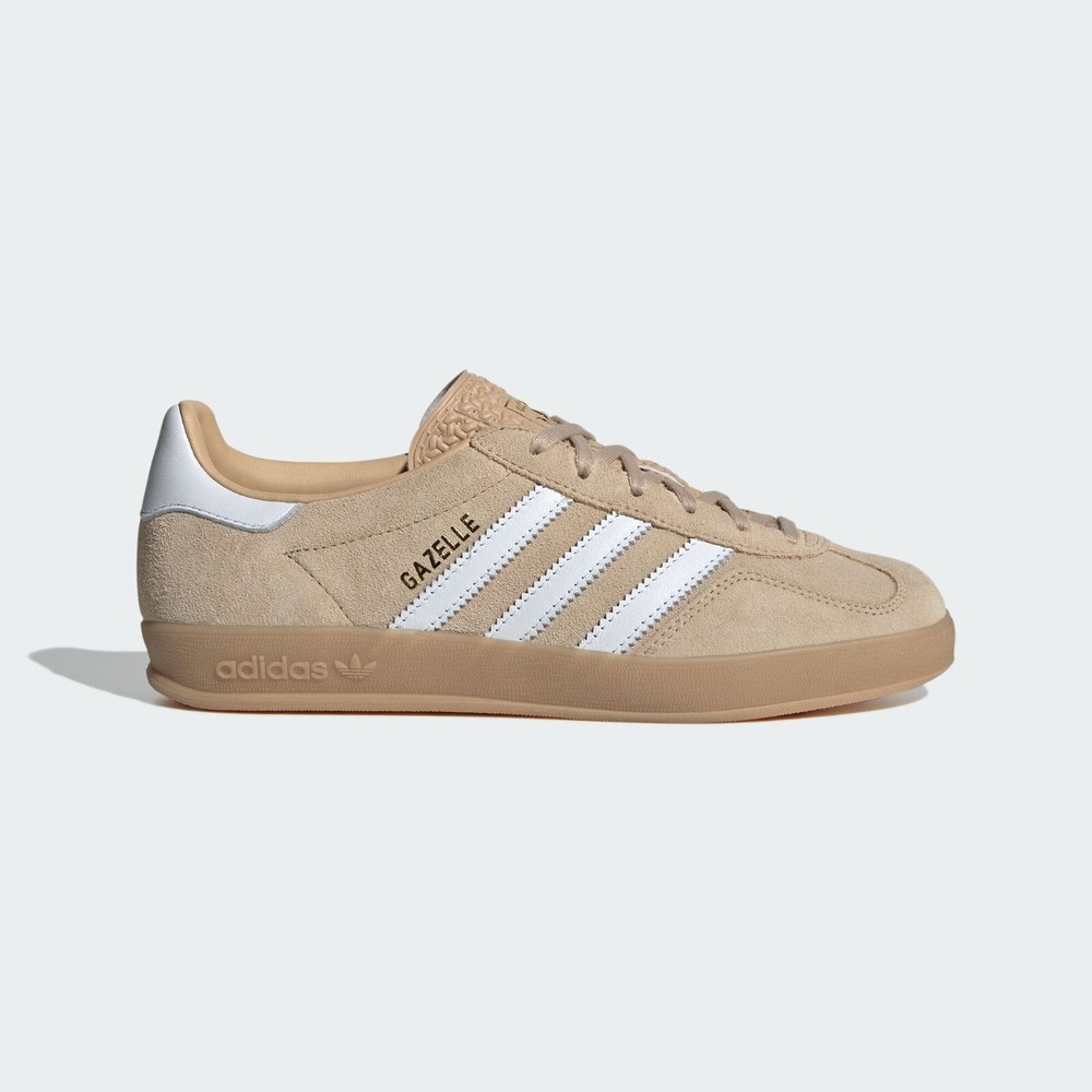 adidas IH5482 Originals Gazelle Indoor Magic Beige/Footwear White US 4-14 Auth
