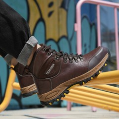 Men Work Shoes Waterproof Safety Shoes New Anti-Puncture Indestructible Shoes