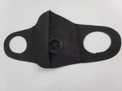(2ea) RESPIRATOR FILTER FASHION FACE BLACK MASK WASHABLE & REUSABLE