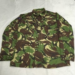 British Army Jacket Mens 2XL DPM Woodland Camo Combat Shirt Cadet Overshirt XXL